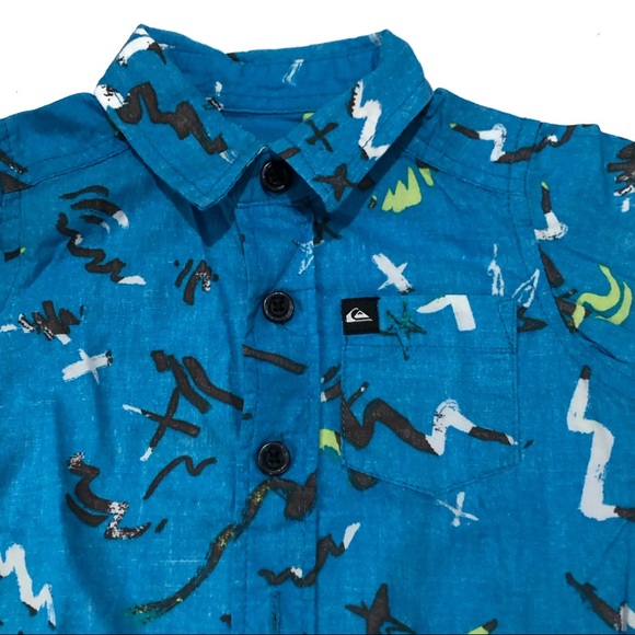 Infants Quiksilver Button Down Shirt - Picture 2 of 4
